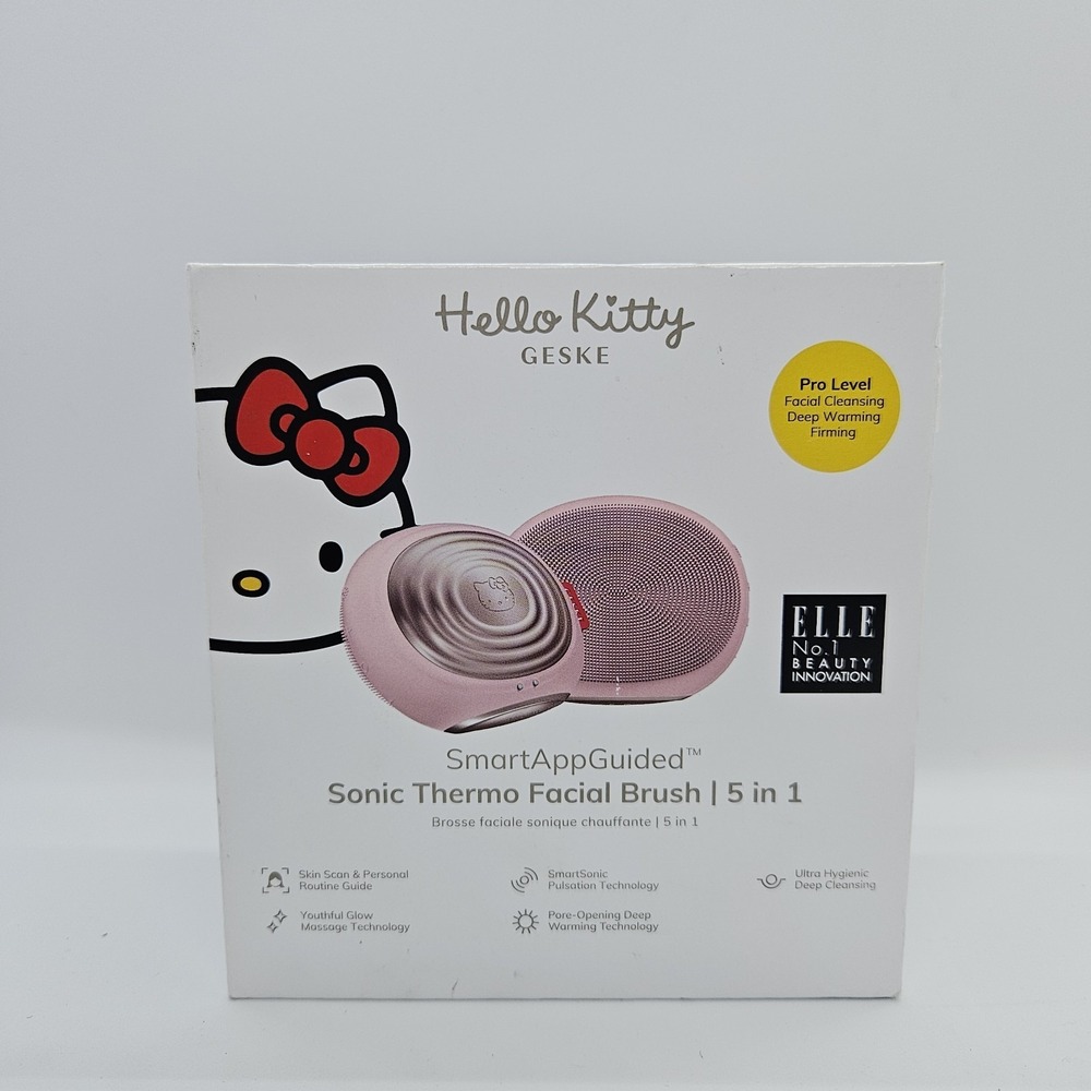 Hello Kitty x GESKE Skincare Bundle -‎ Thermo Facial Brush & Hydration Refresher - Picture 2 of 16